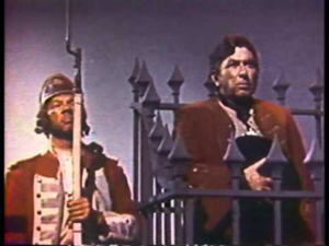 Picture of Long John Silver scene from Movie